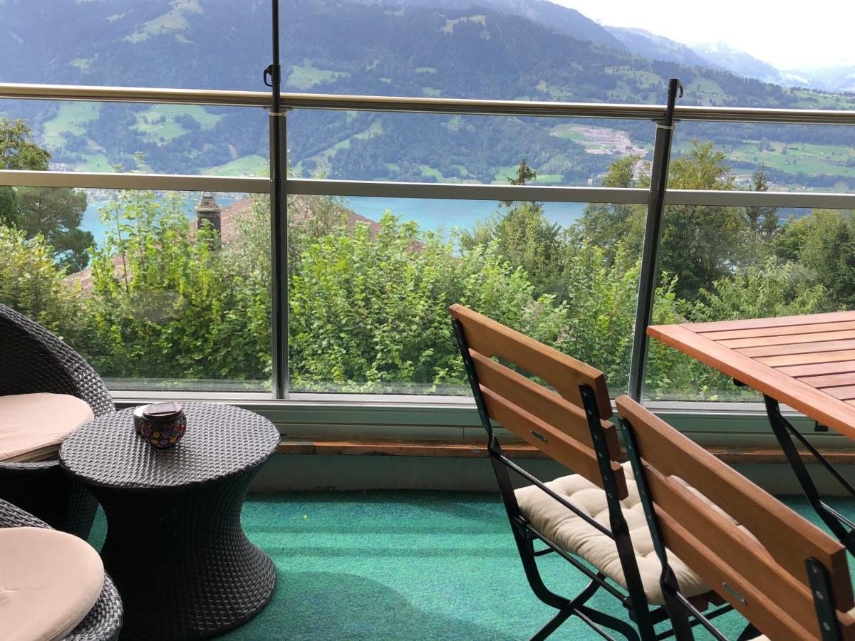 Wohnung Mit See Und Bergsicht Im Vier Sterne Hotel Beatenberg Exterior photo