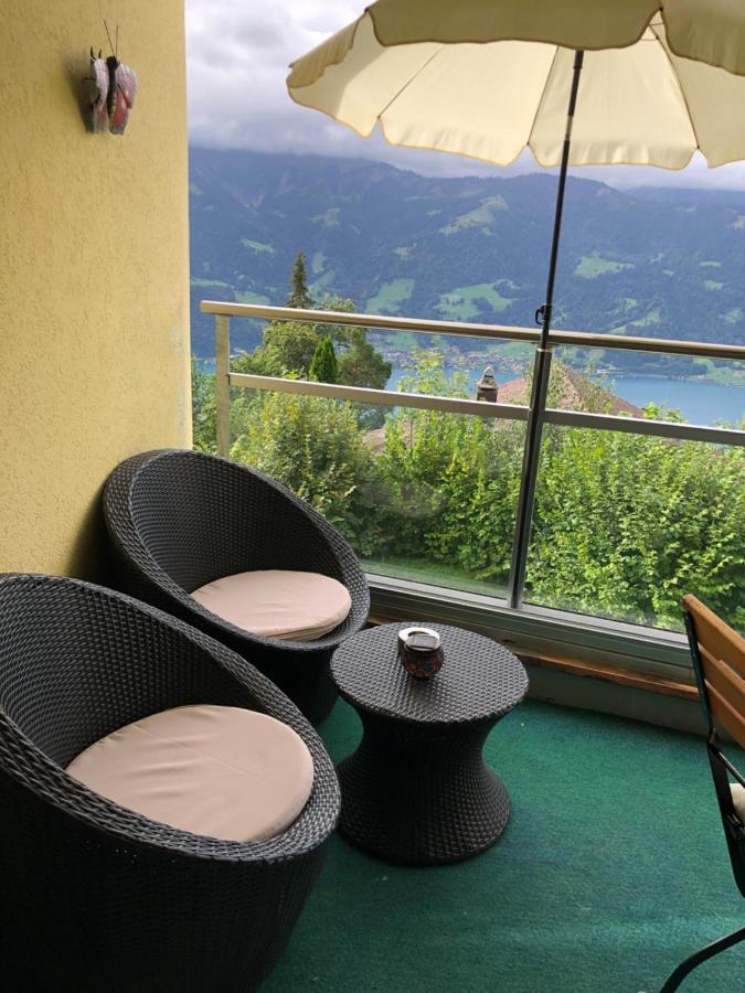 Wohnung Mit See Und Bergsicht Im Vier Sterne Hotel Beatenberg Exterior photo